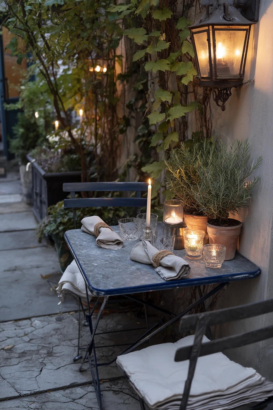 2. Small Patio Dinner Party