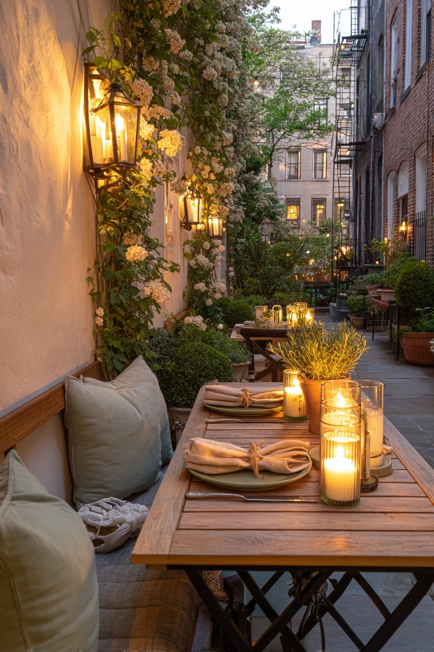 2. Small Patio Dinner Party