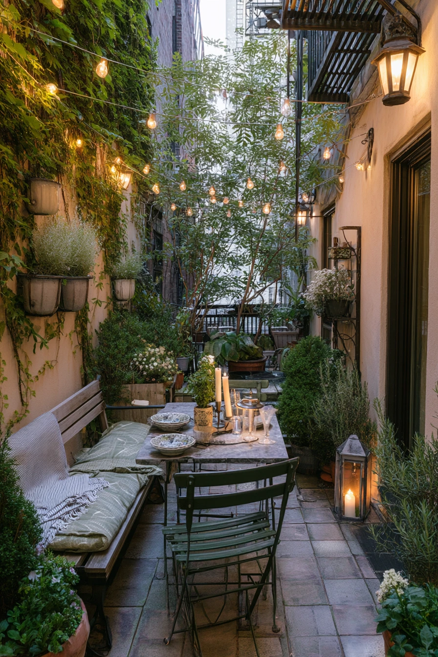 2. Small Patio Dinner Party