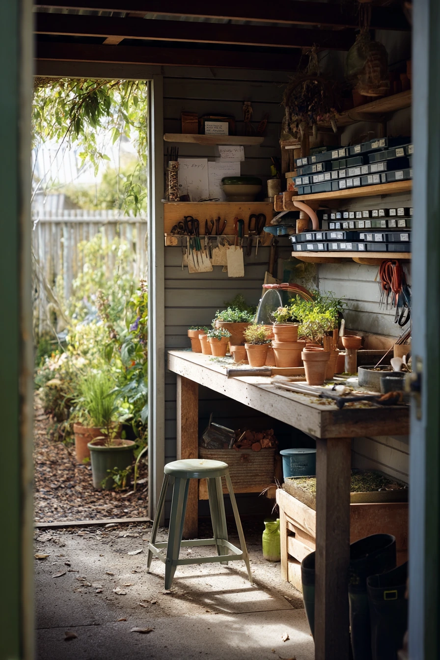 Budget Garden Room Potting Corner