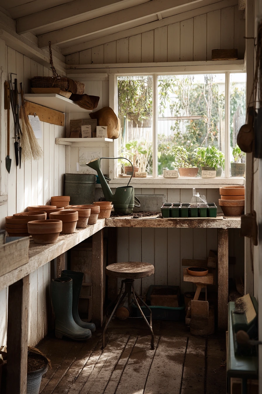 Budget Garden Room Potting Corner