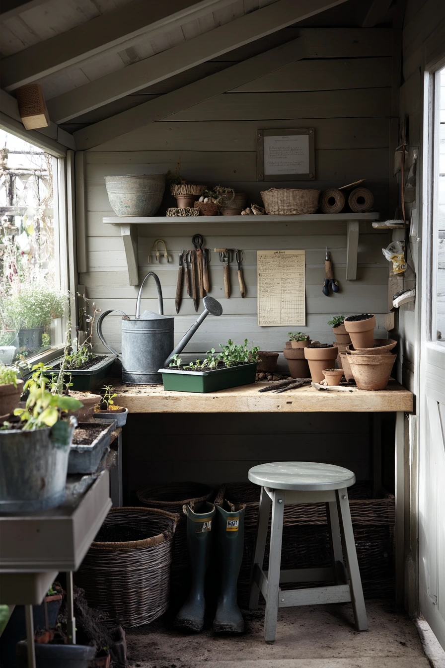 Budget Garden Room Potting Corner