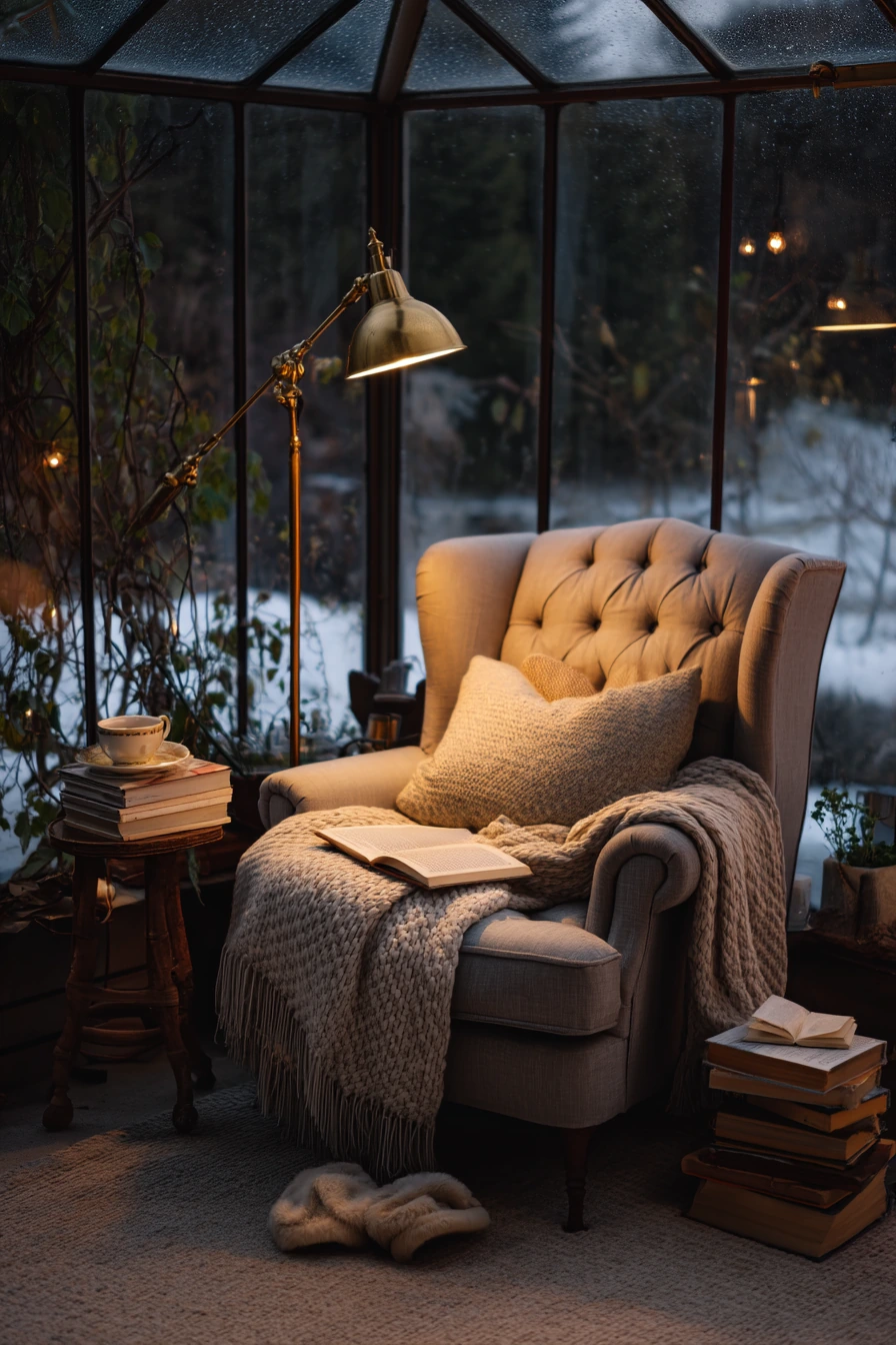 Winter Garden Room Reading Hideaway
