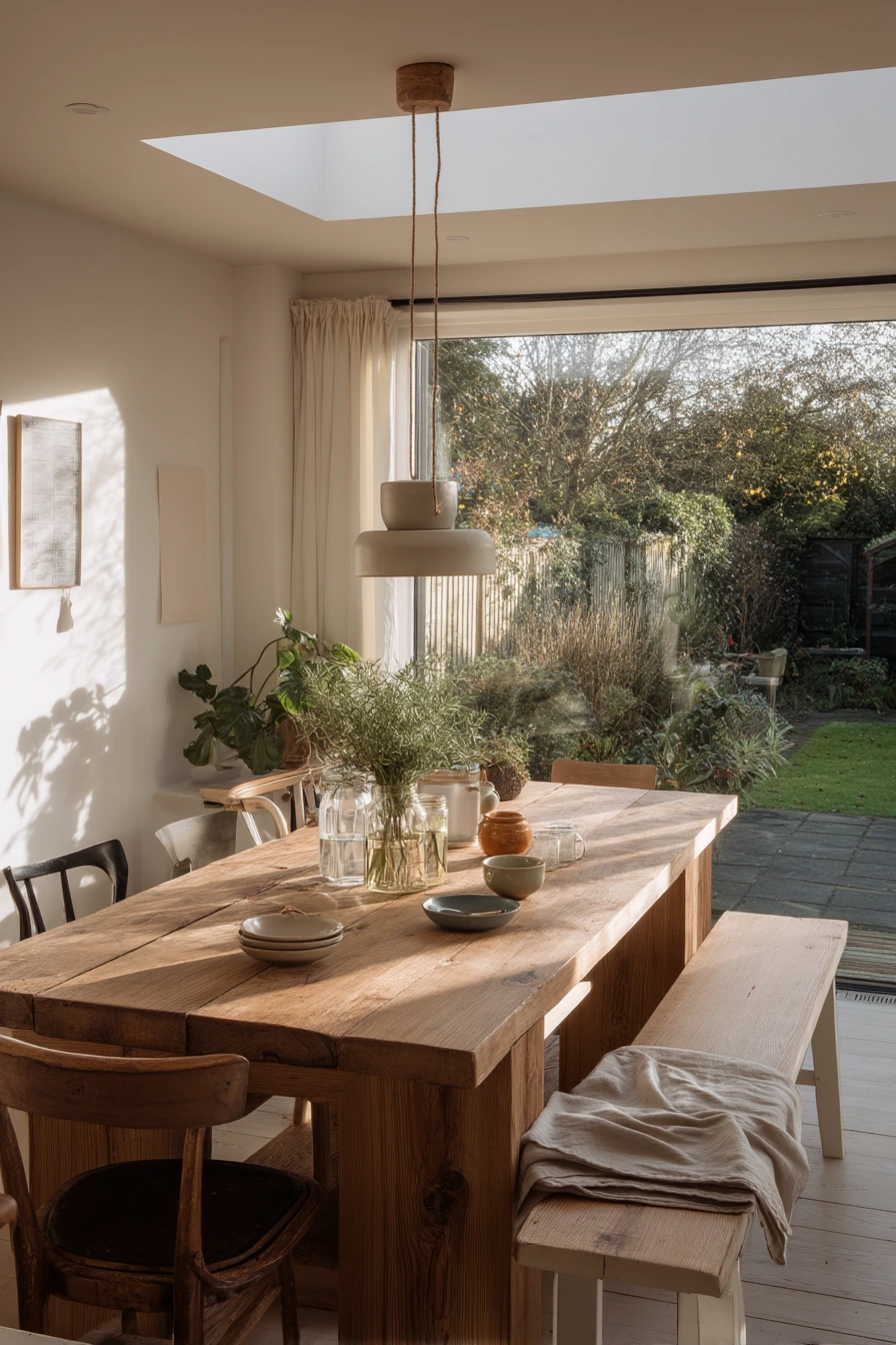 Indoor-Outdoor Dining Garden Room