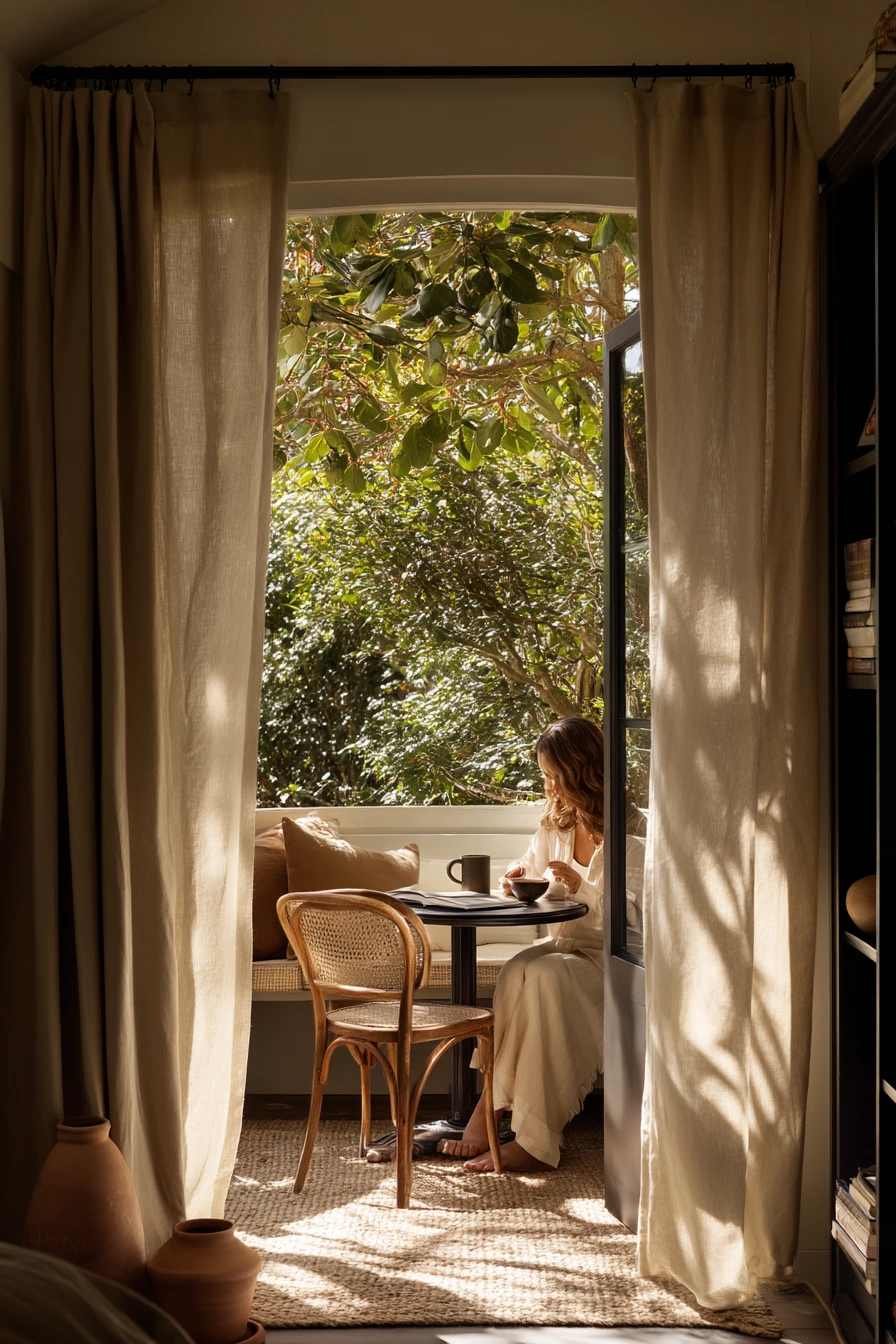 Small Garden Room for Morning Coffee