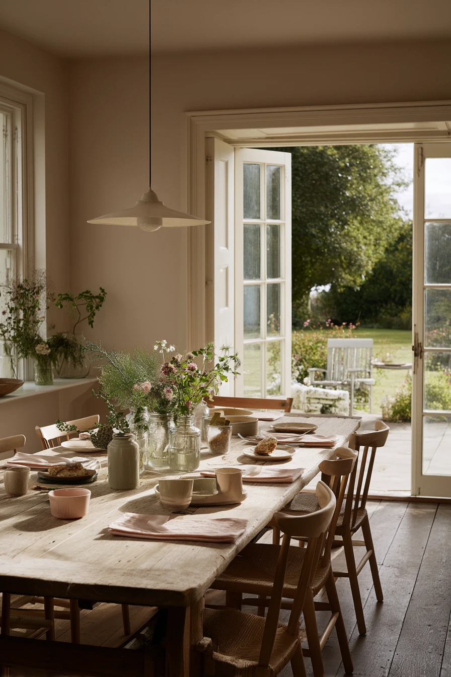 Indoor-Outdoor Dining Garden Room