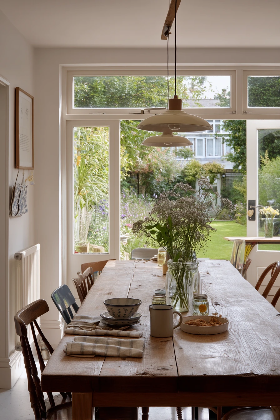Indoor-Outdoor Dining Garden Room