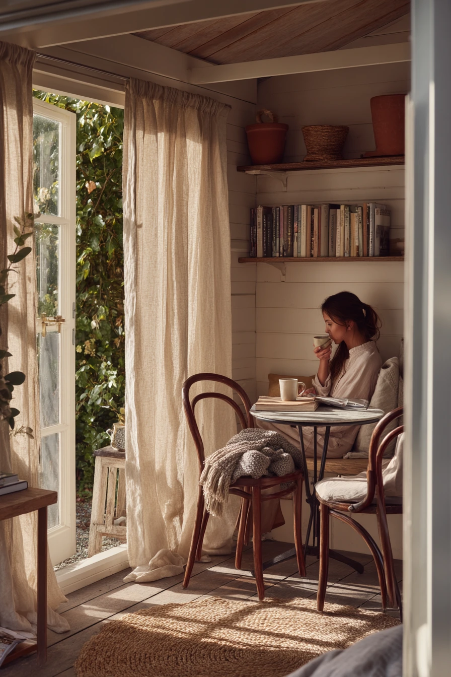 Small Garden Room for Morning Coffee