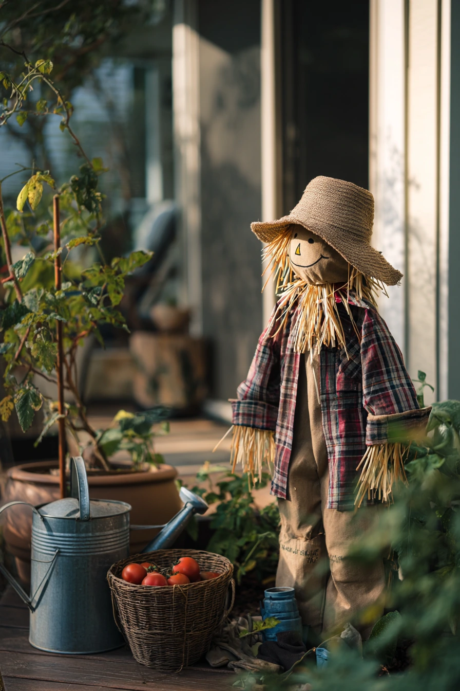 garden scarecrow ideas