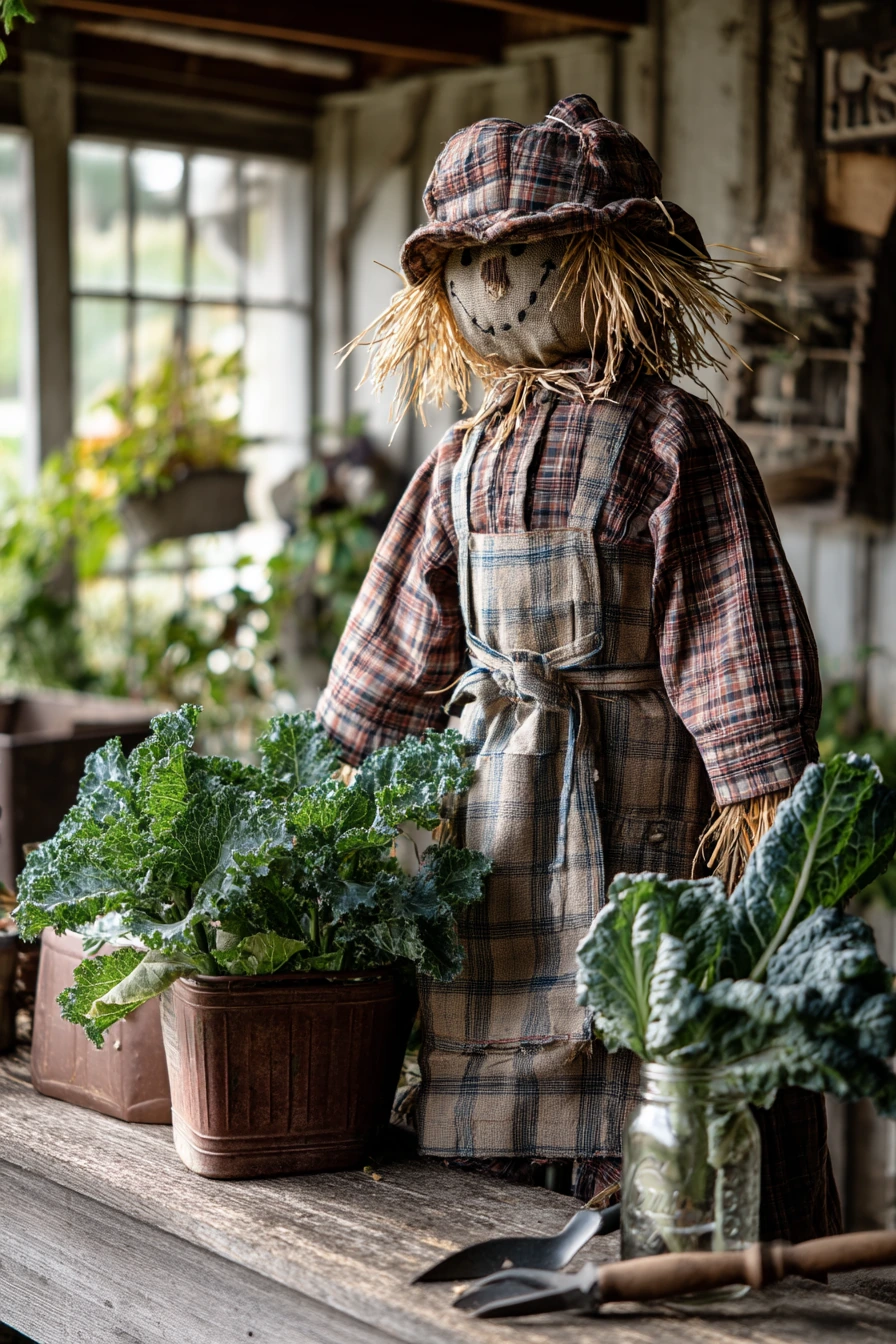 4. Rustic Farmhouse Garden Protector