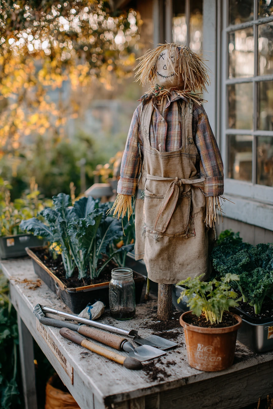 4. Rustic Farmhouse Garden Protector