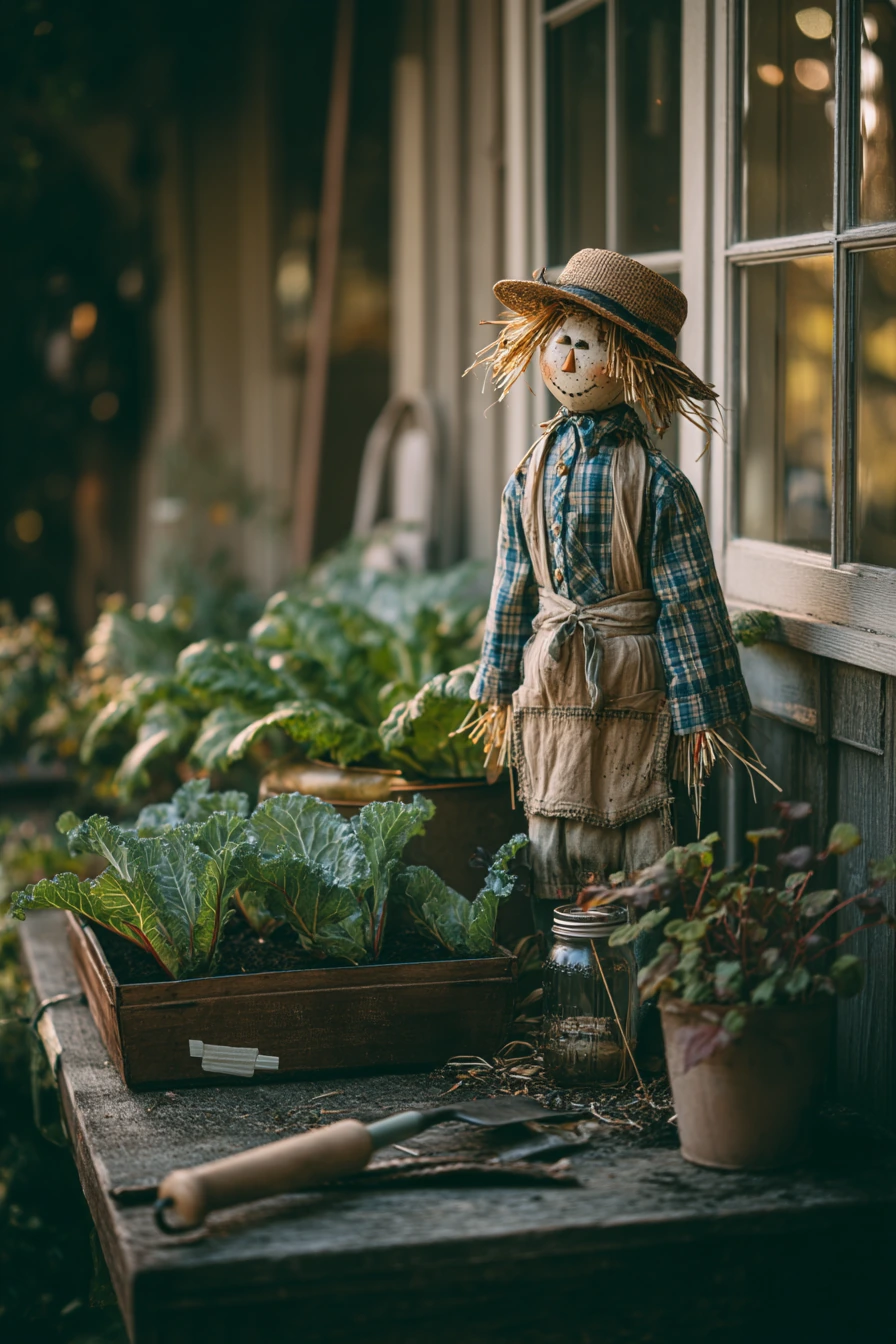 4. Rustic Farmhouse Garden Protector