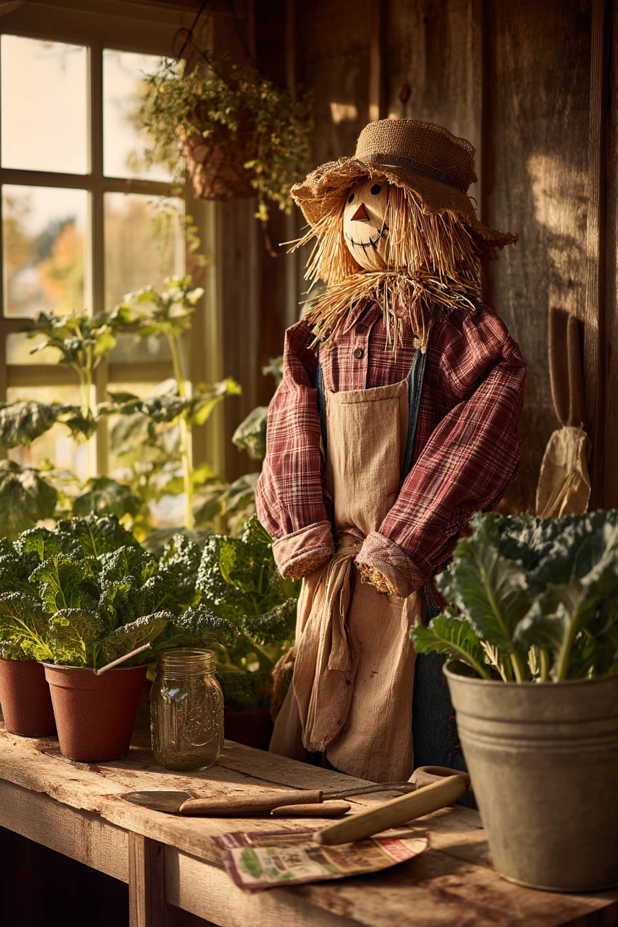 4. Rustic Farmhouse Garden Protector