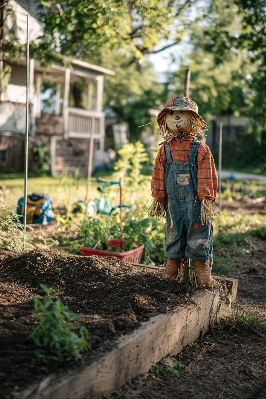 6. Kids’ Craft Scarecrow Moment