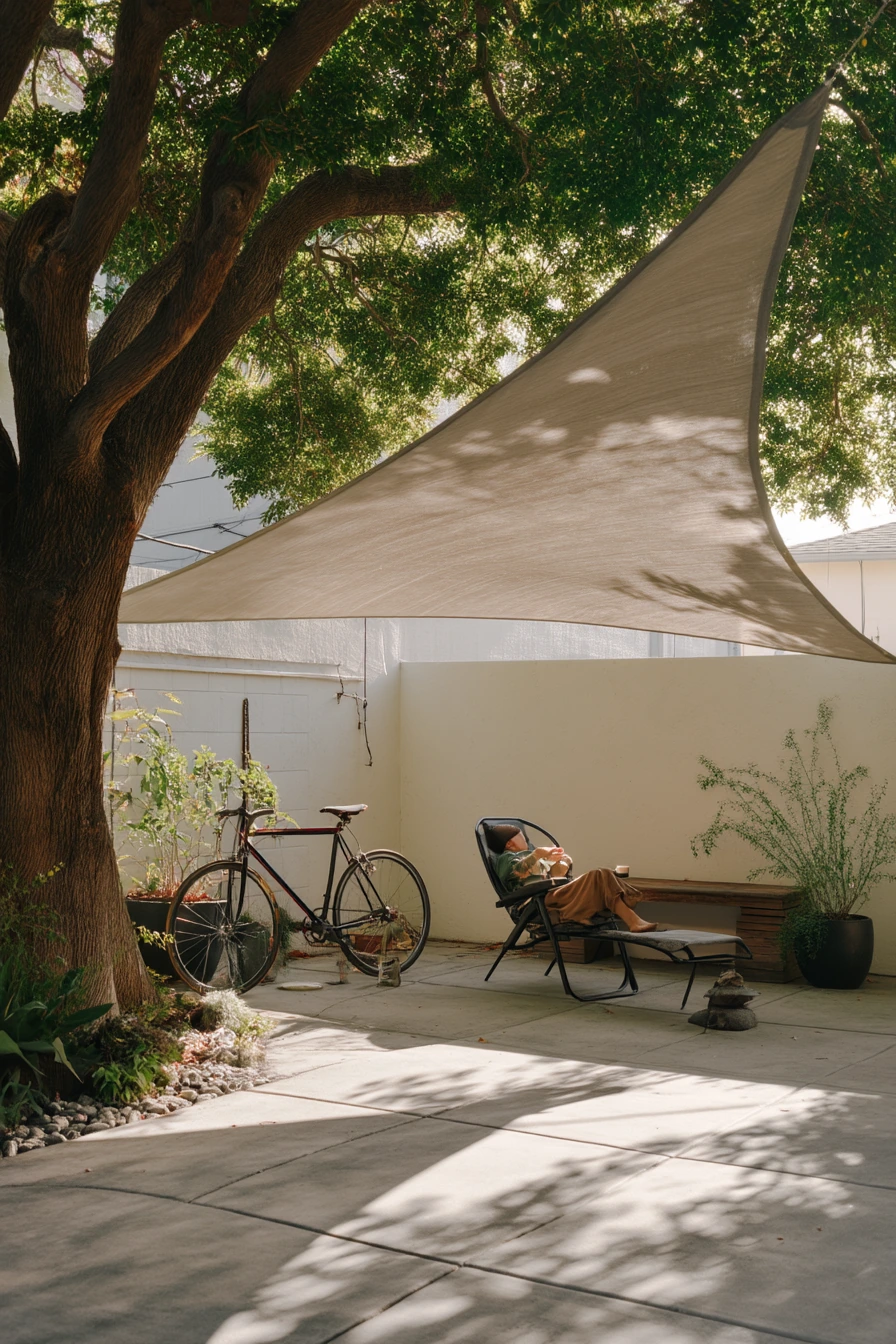 Renter-Friendly Tree Canopy Lounge