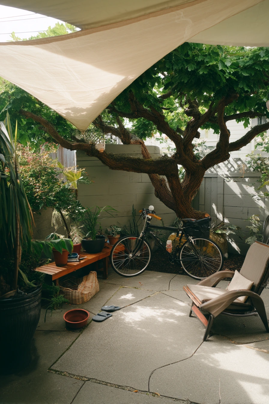 Renter-Friendly Tree Canopy Lounge