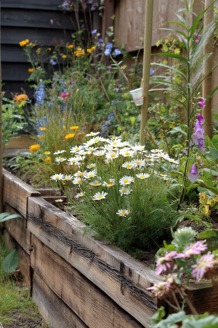 Budget Sleeper Planter with Pollinator Planting