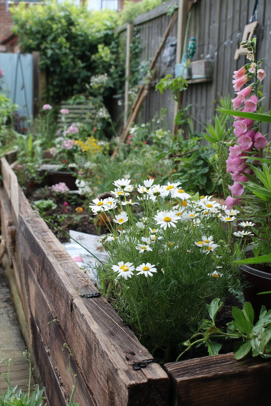Budget Sleeper Planter with Pollinator Planting
