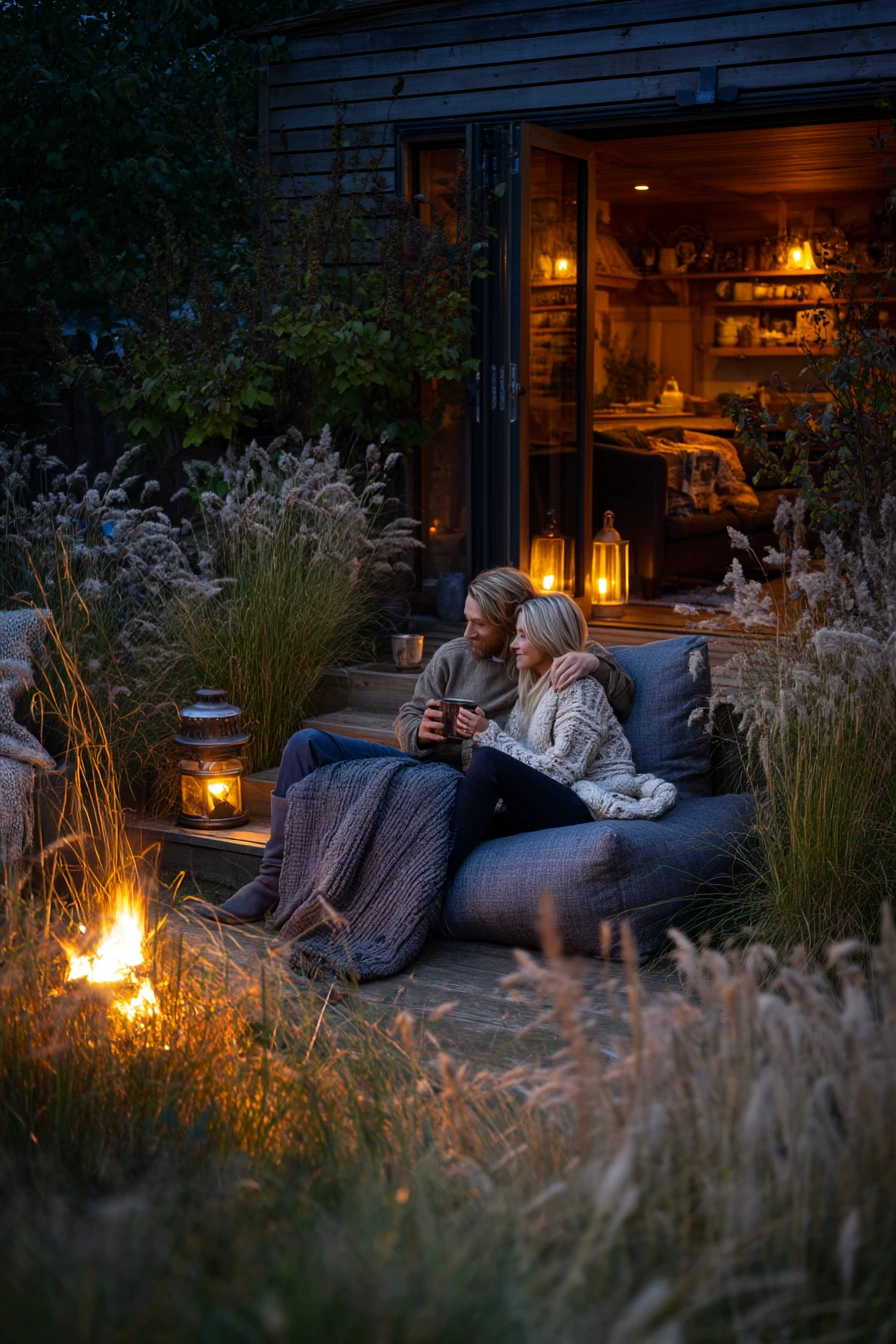 Sleeper Firepit Lounge for Evenings Outside