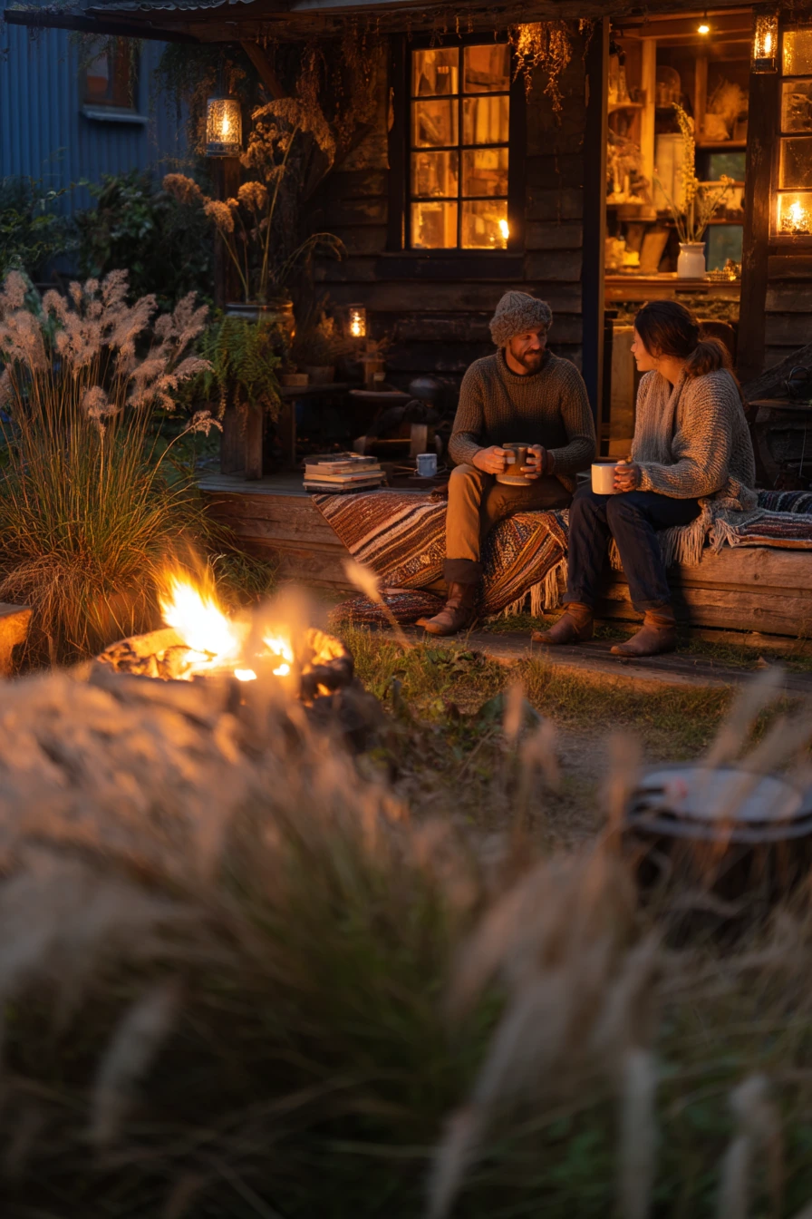 Sleeper Firepit Lounge for Evenings Outside