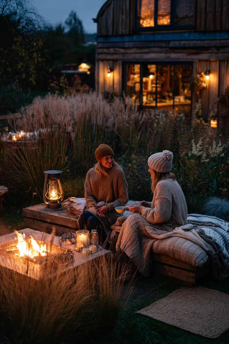 Sleeper Firepit Lounge for Evenings Outside