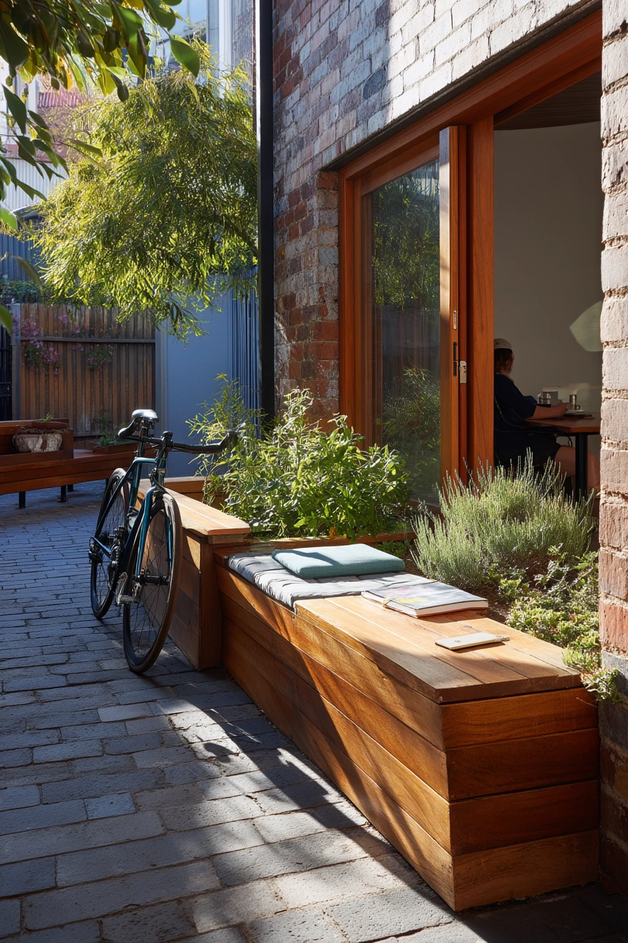 Small Courtyard Sleeper Seating Nook