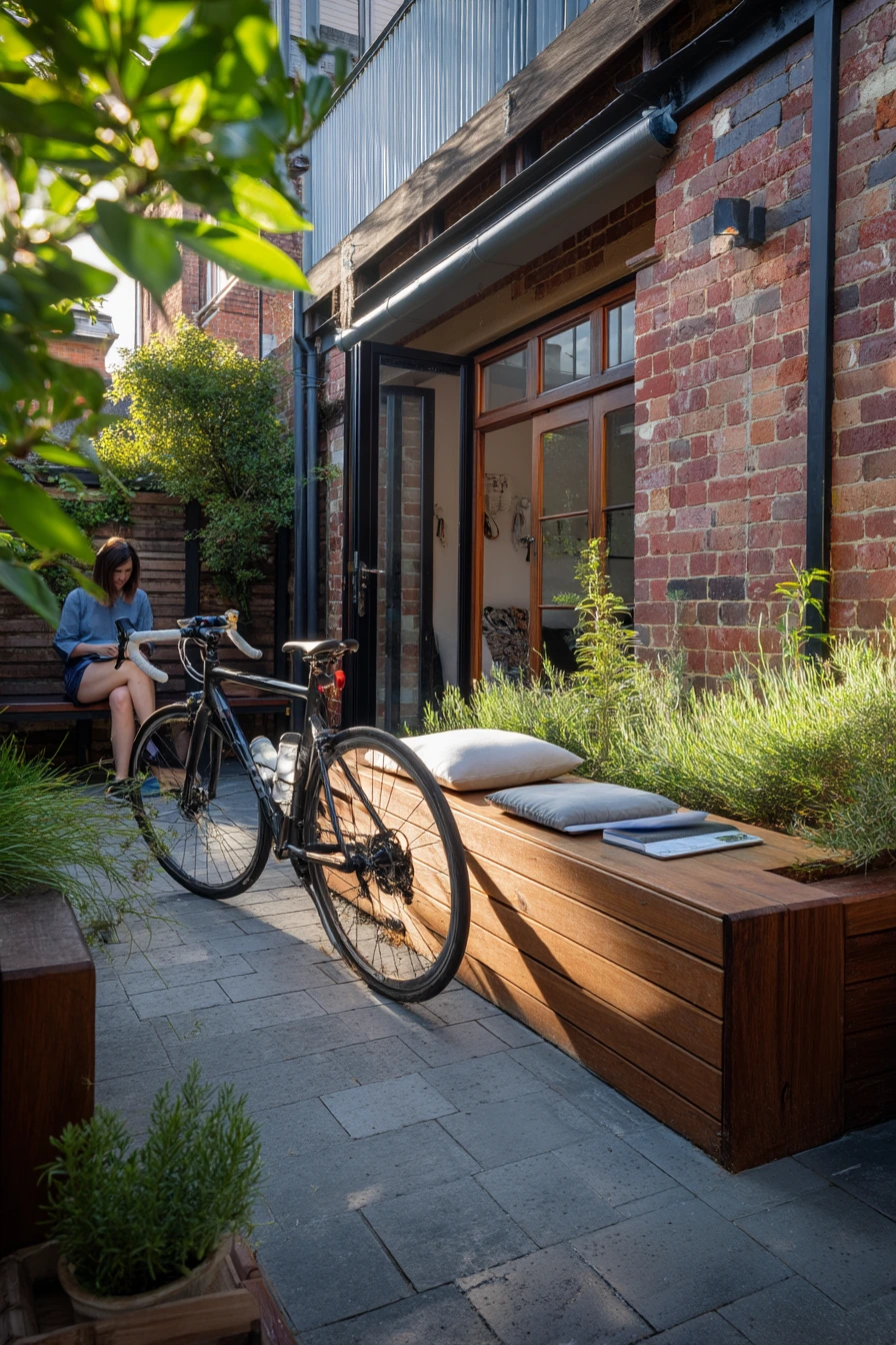 Small Courtyard Sleeper Seating Nook