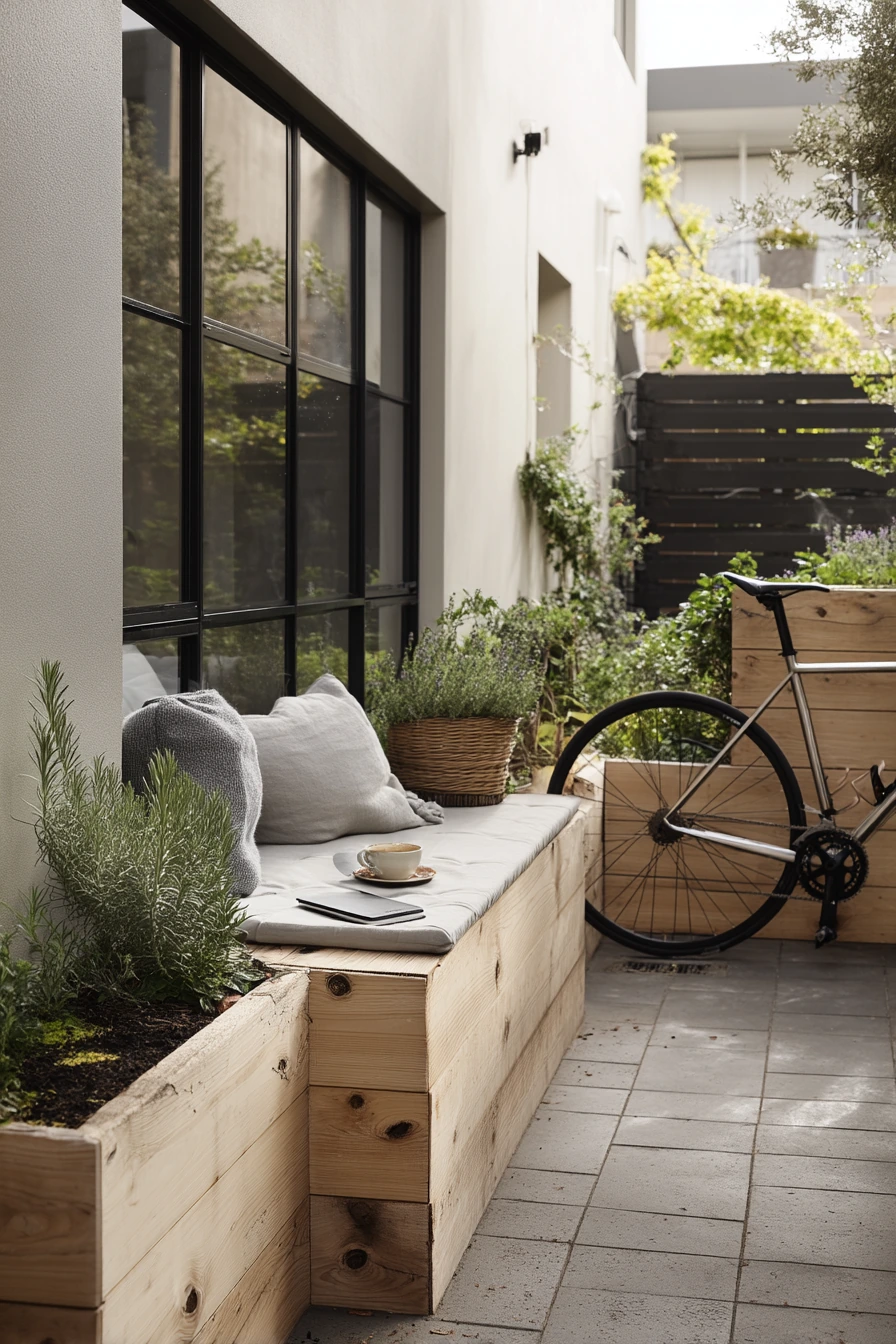 Small Courtyard Sleeper Seating Nook
