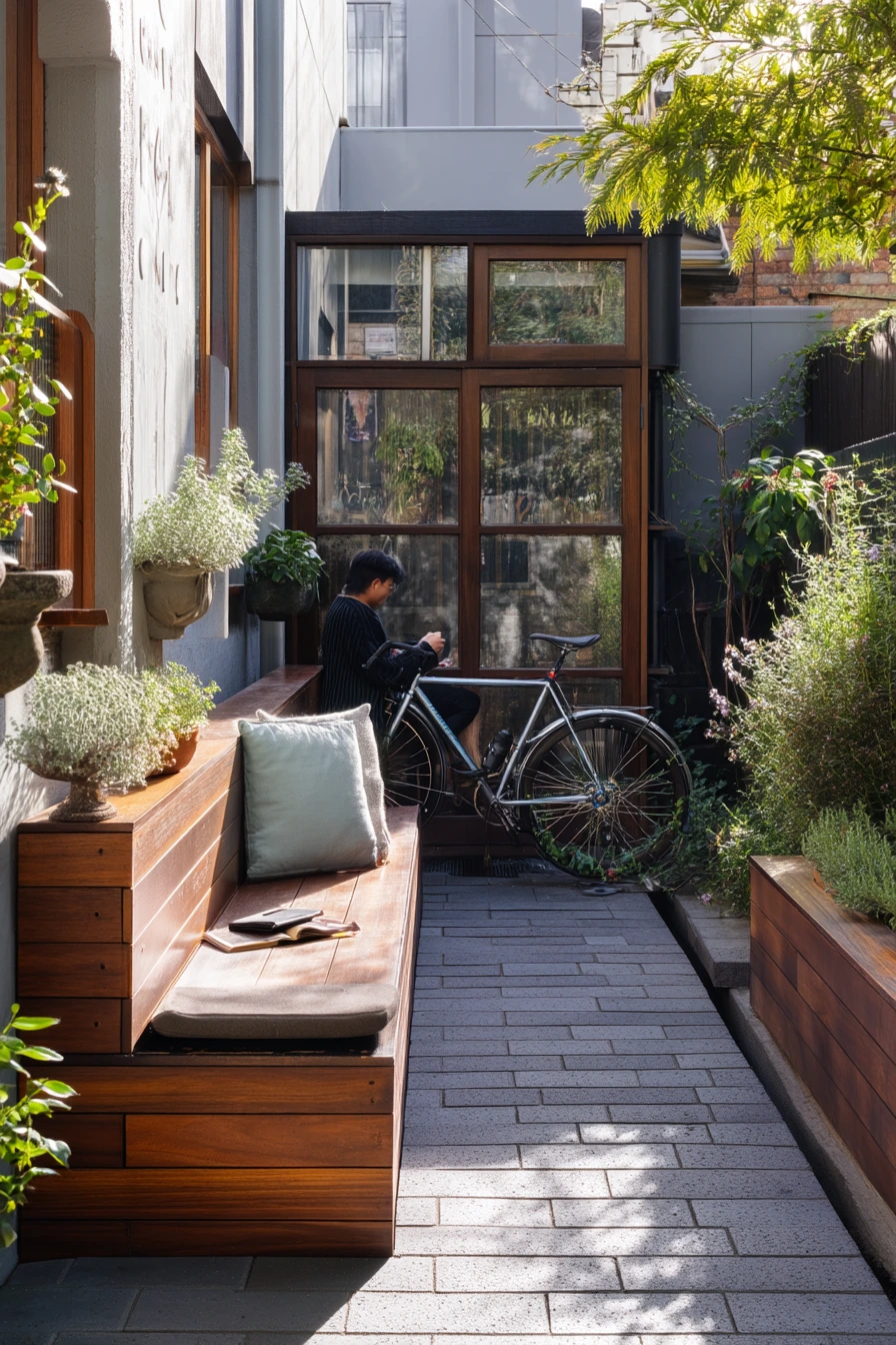 Small Courtyard Sleeper Seating Nook