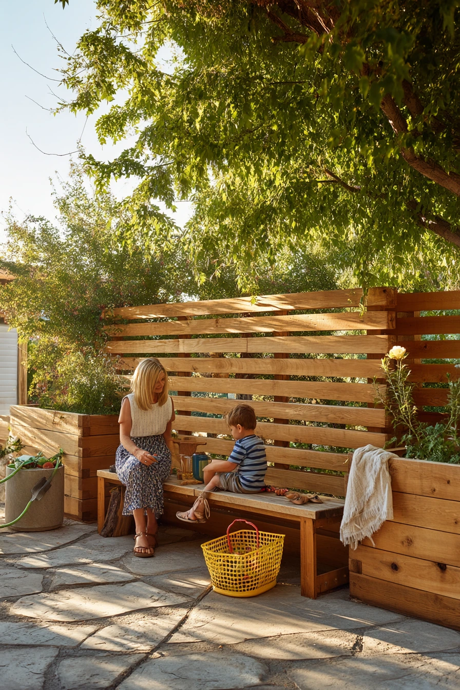 3. Family Backyard Living Wall