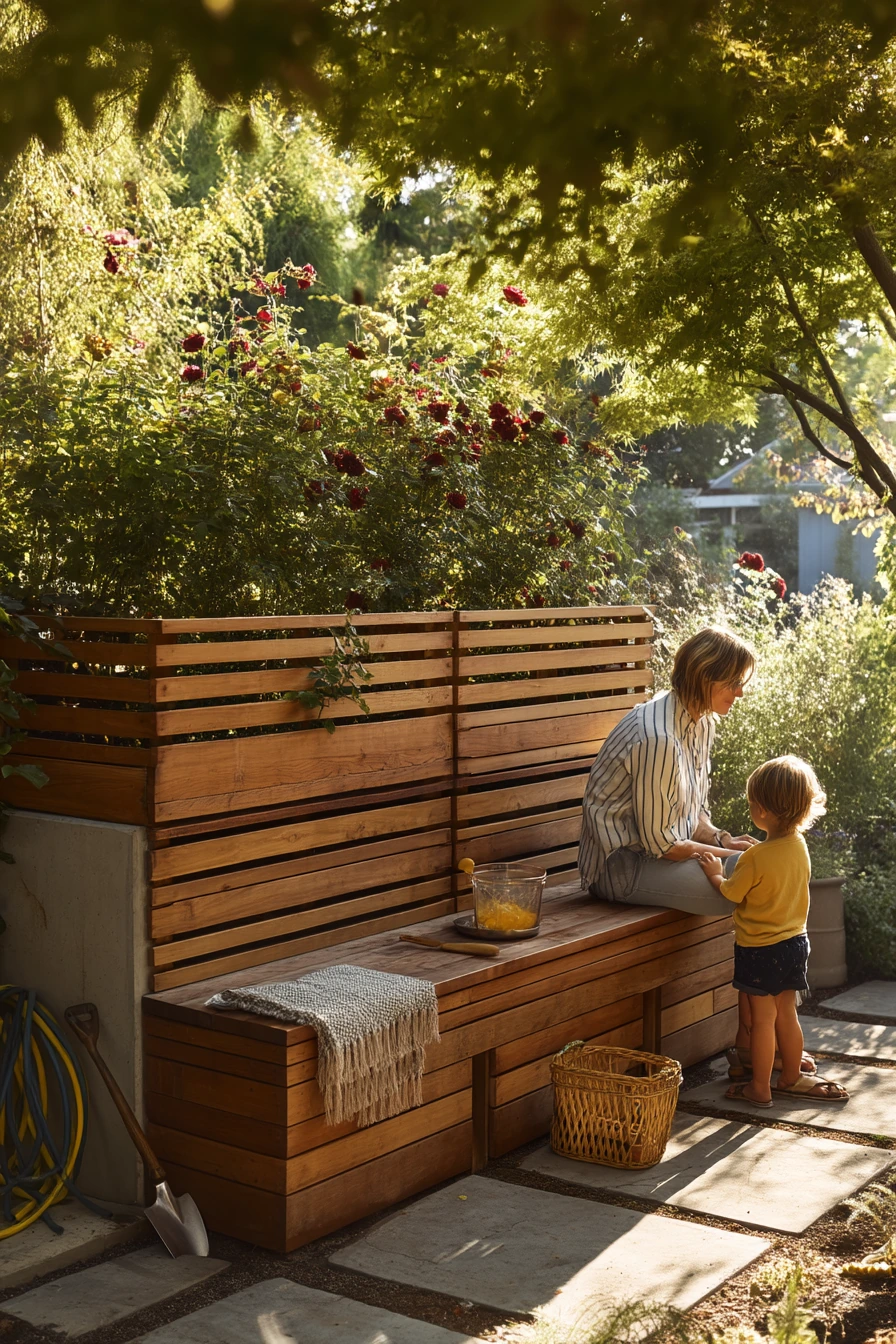 3. Family Backyard Living Wall