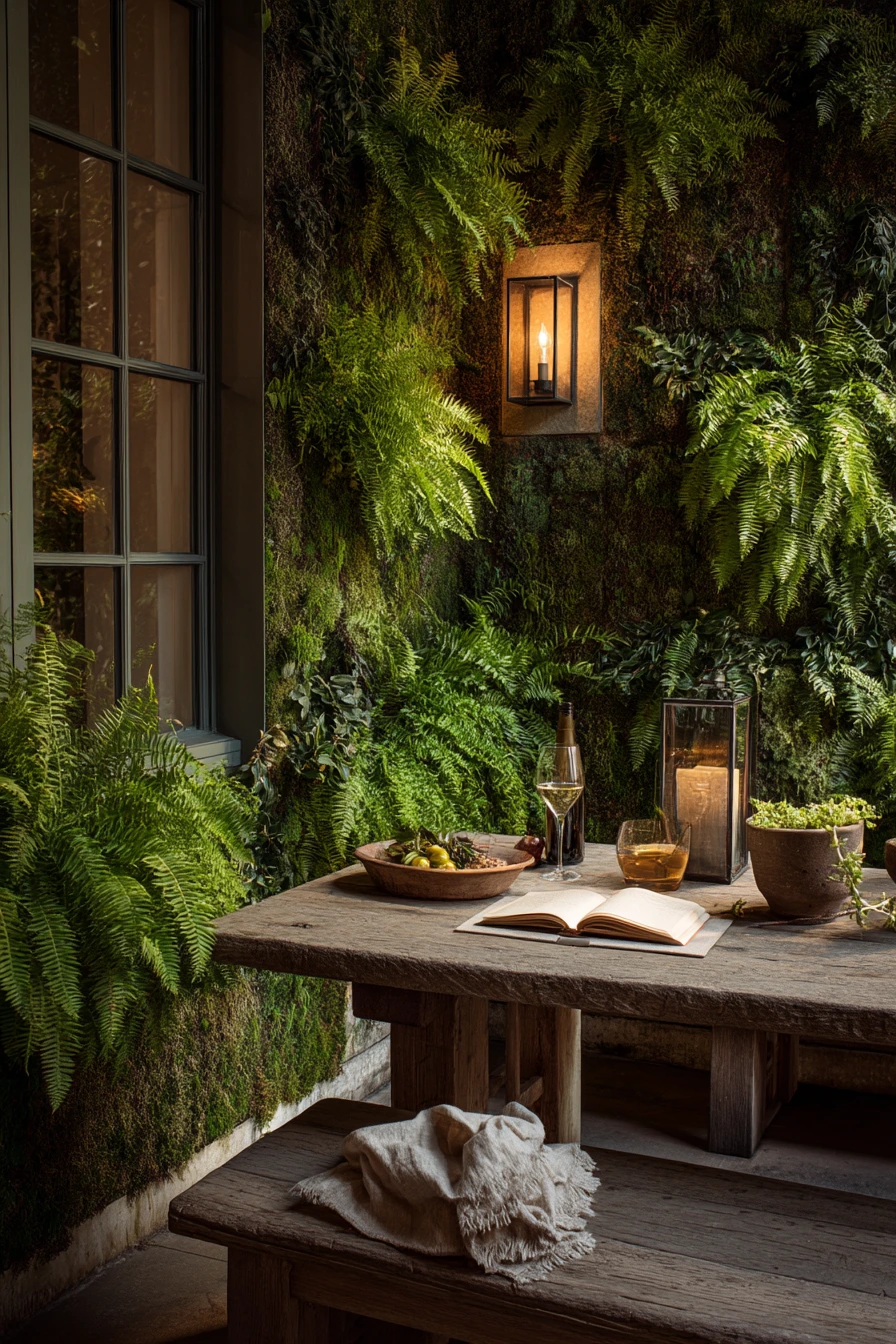 4. Courtyard Dining Wall