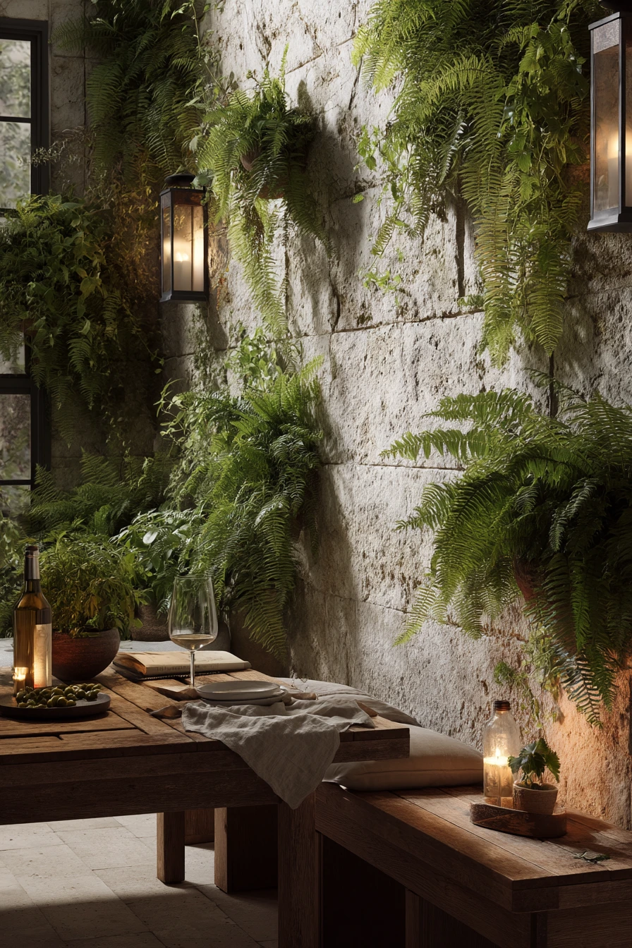 4. Courtyard Dining Wall