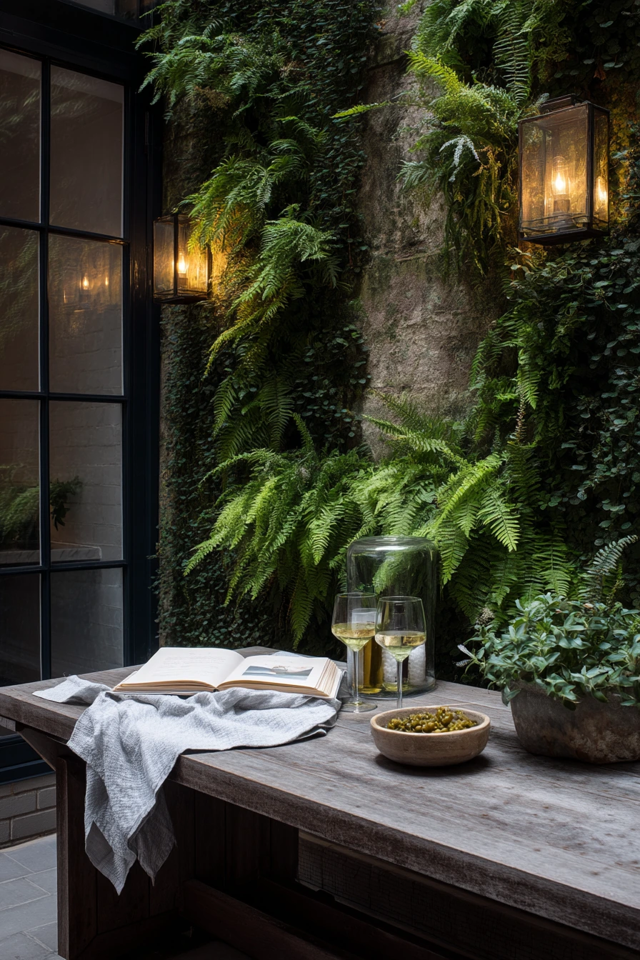 4. Courtyard Dining Wall