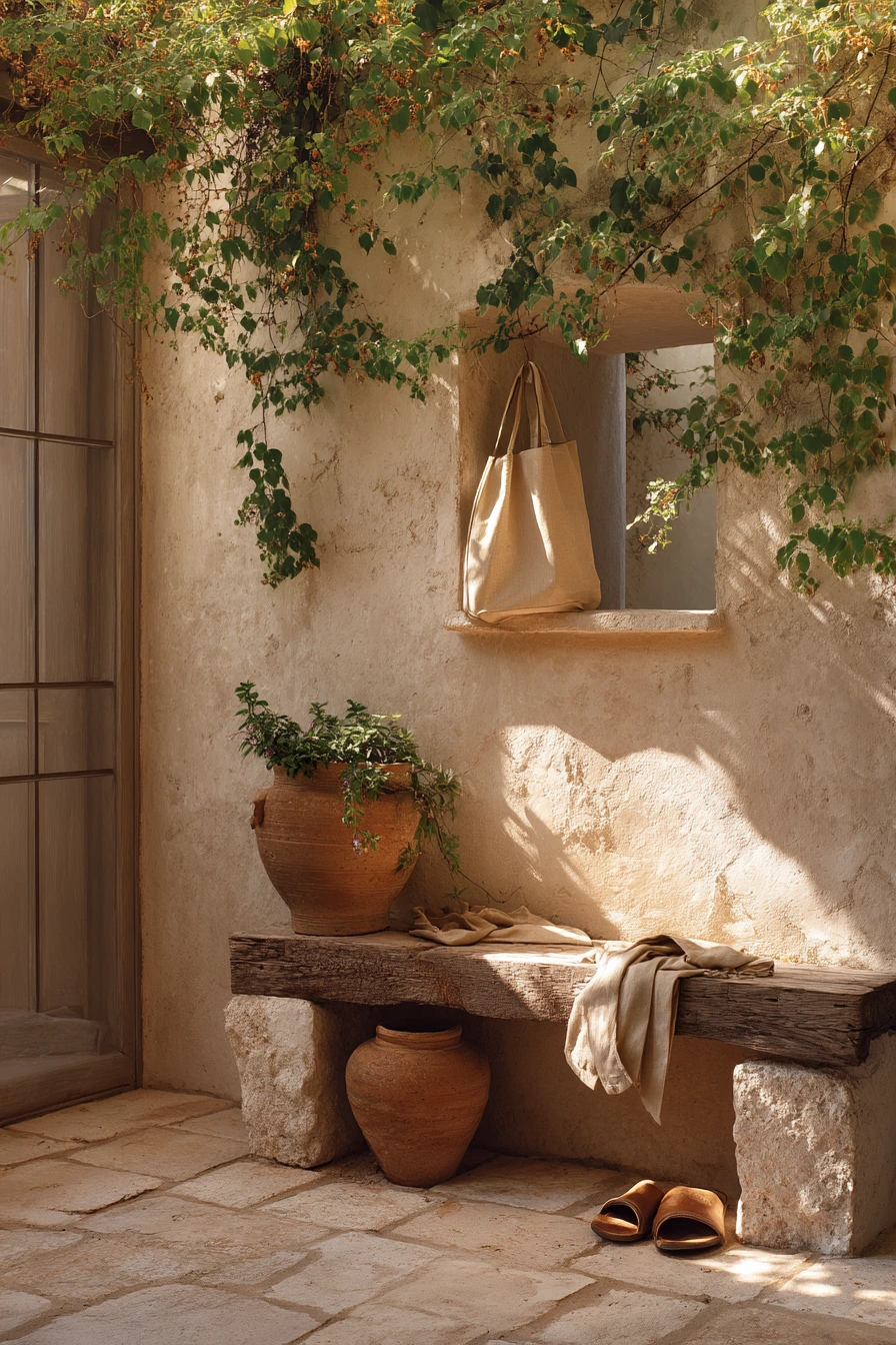 7. Mediterranean Courtyard Wall