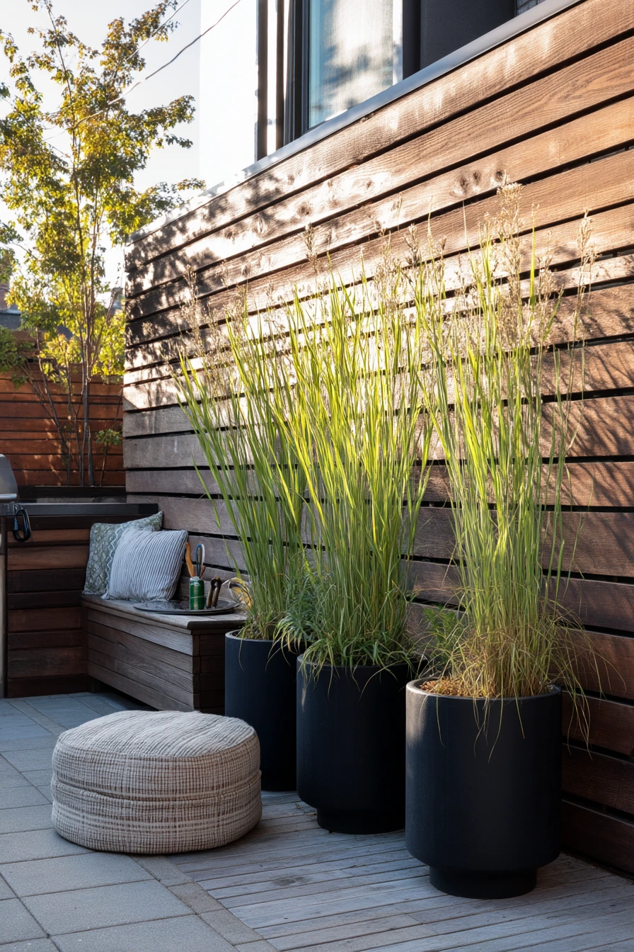 8. Modern Privacy Screen Wall