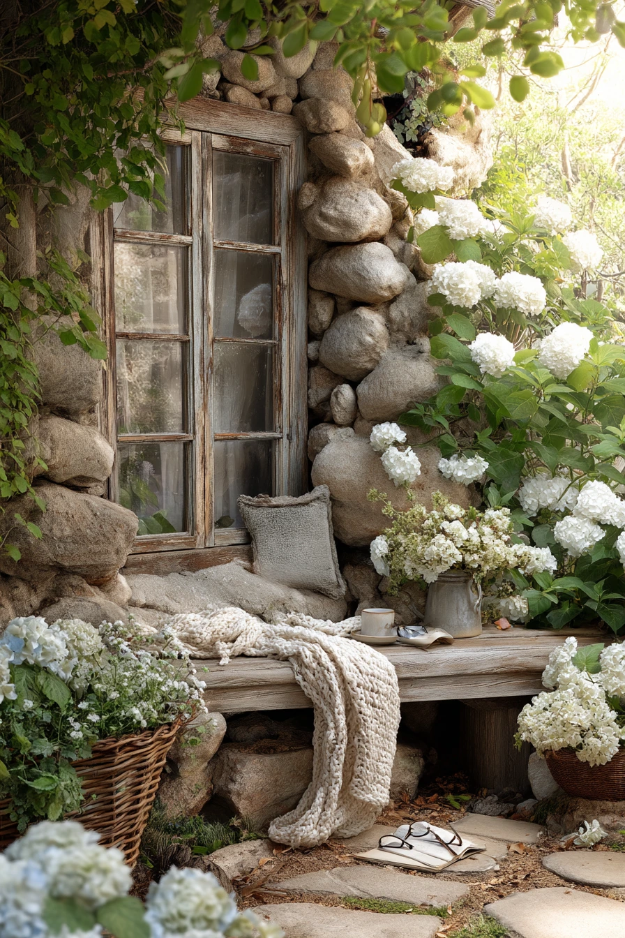 9. Cottage Garden Wall Corner