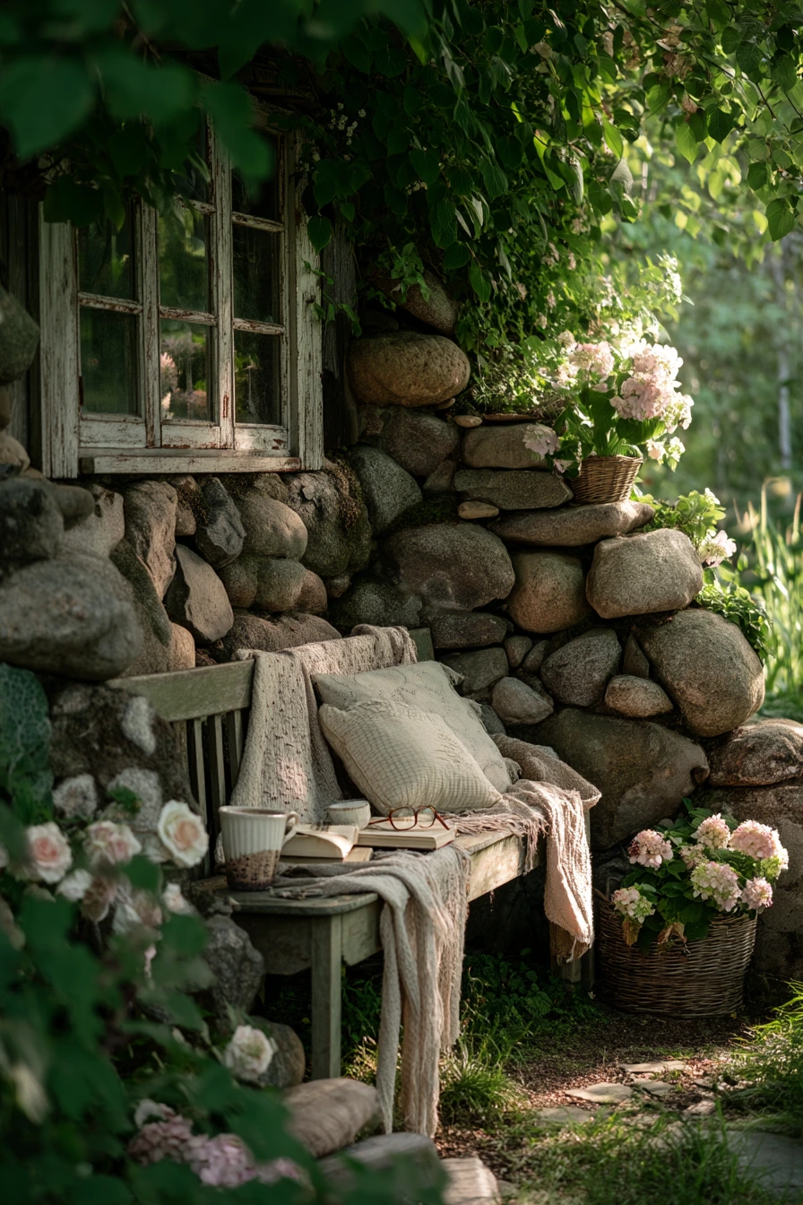 9. Cottage Garden Wall Corner