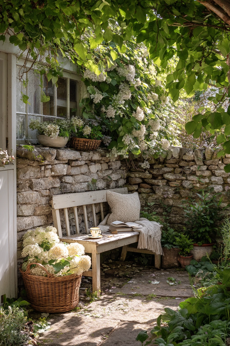 9. Cottage Garden Wall Corner