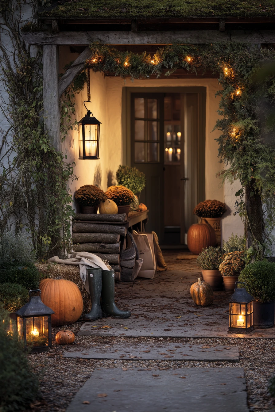 10. Seasonal Holiday Garden Wall