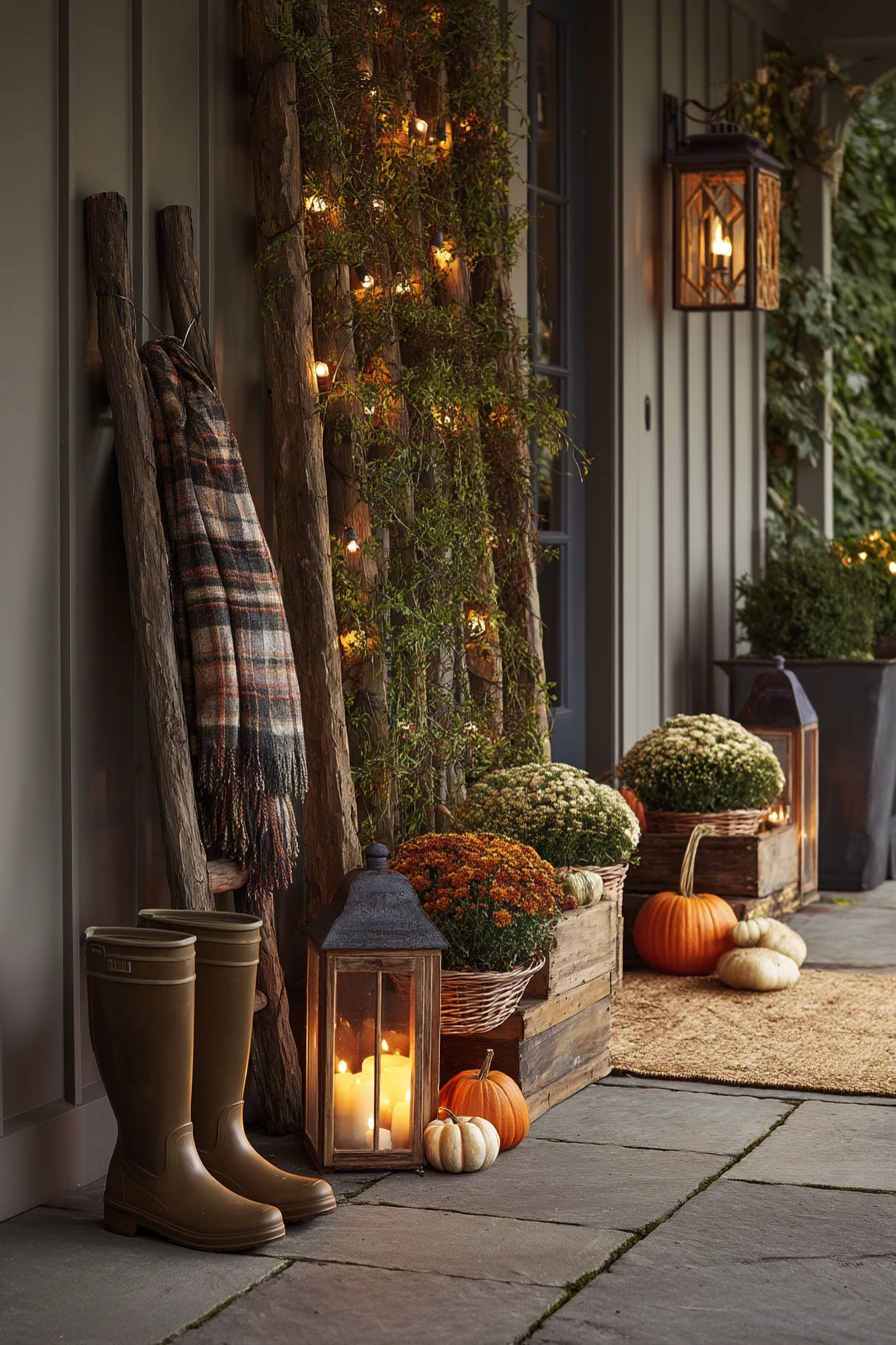 10. Seasonal Holiday Garden Wall