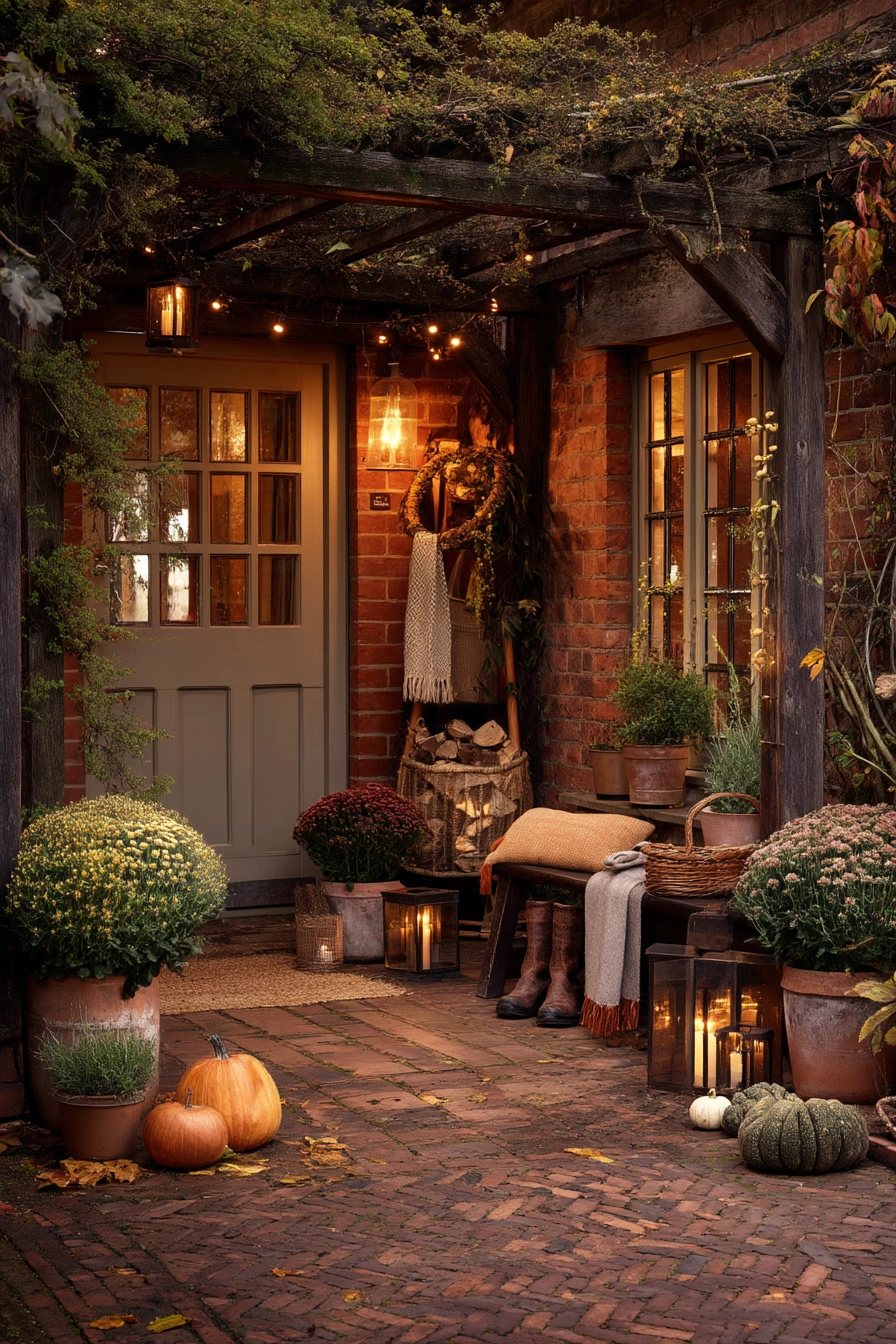10. Seasonal Holiday Garden Wall
