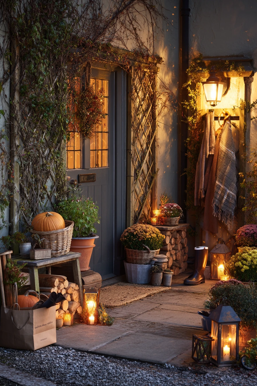 10. Seasonal Holiday Garden Wall