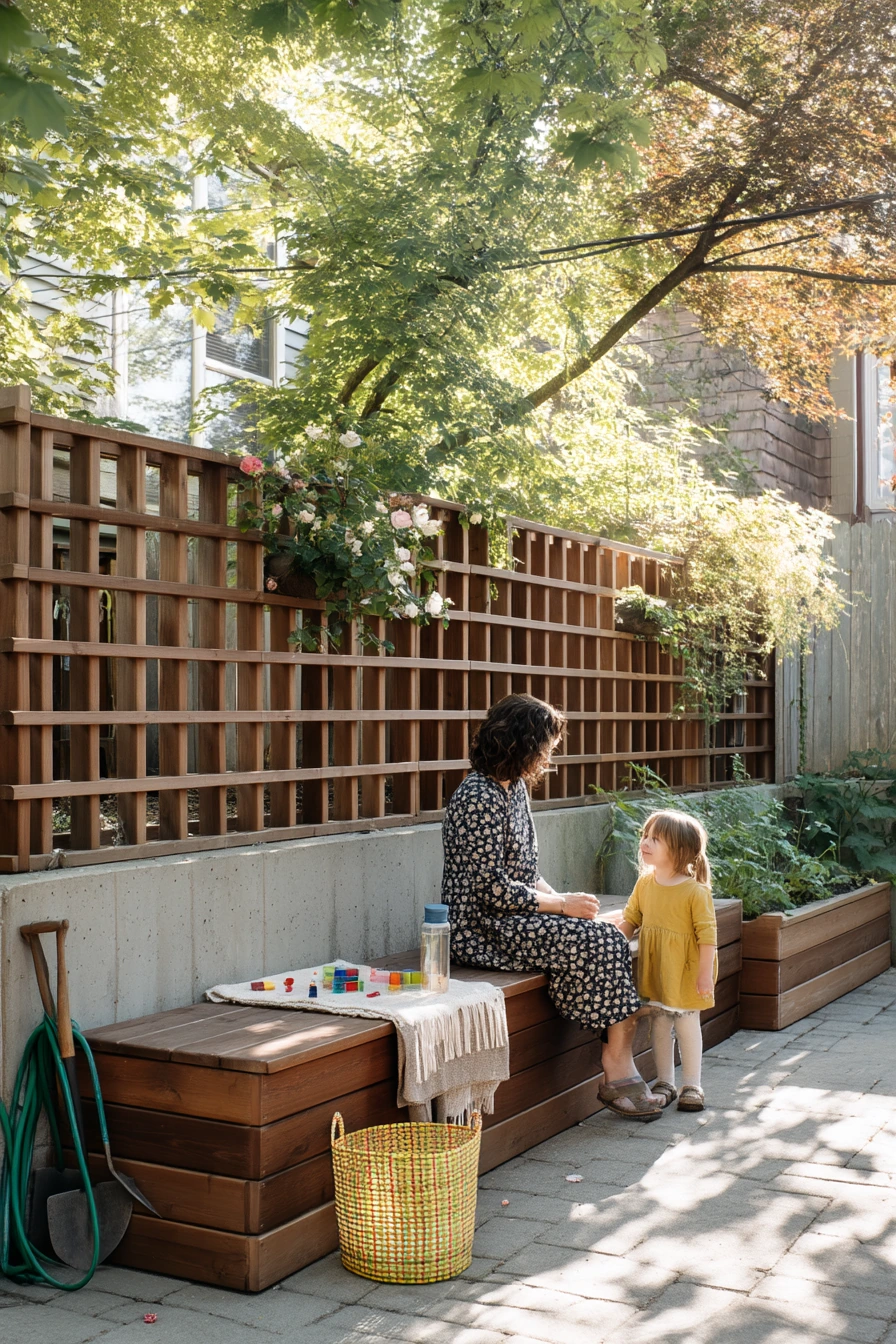 3. Family Backyard Living Wall