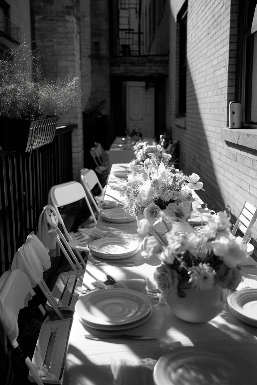 Renter-Friendly Courtyard Celebration