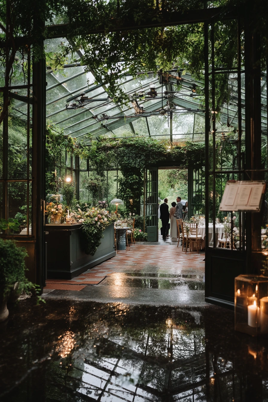 Rain Plan Conservatory Vows