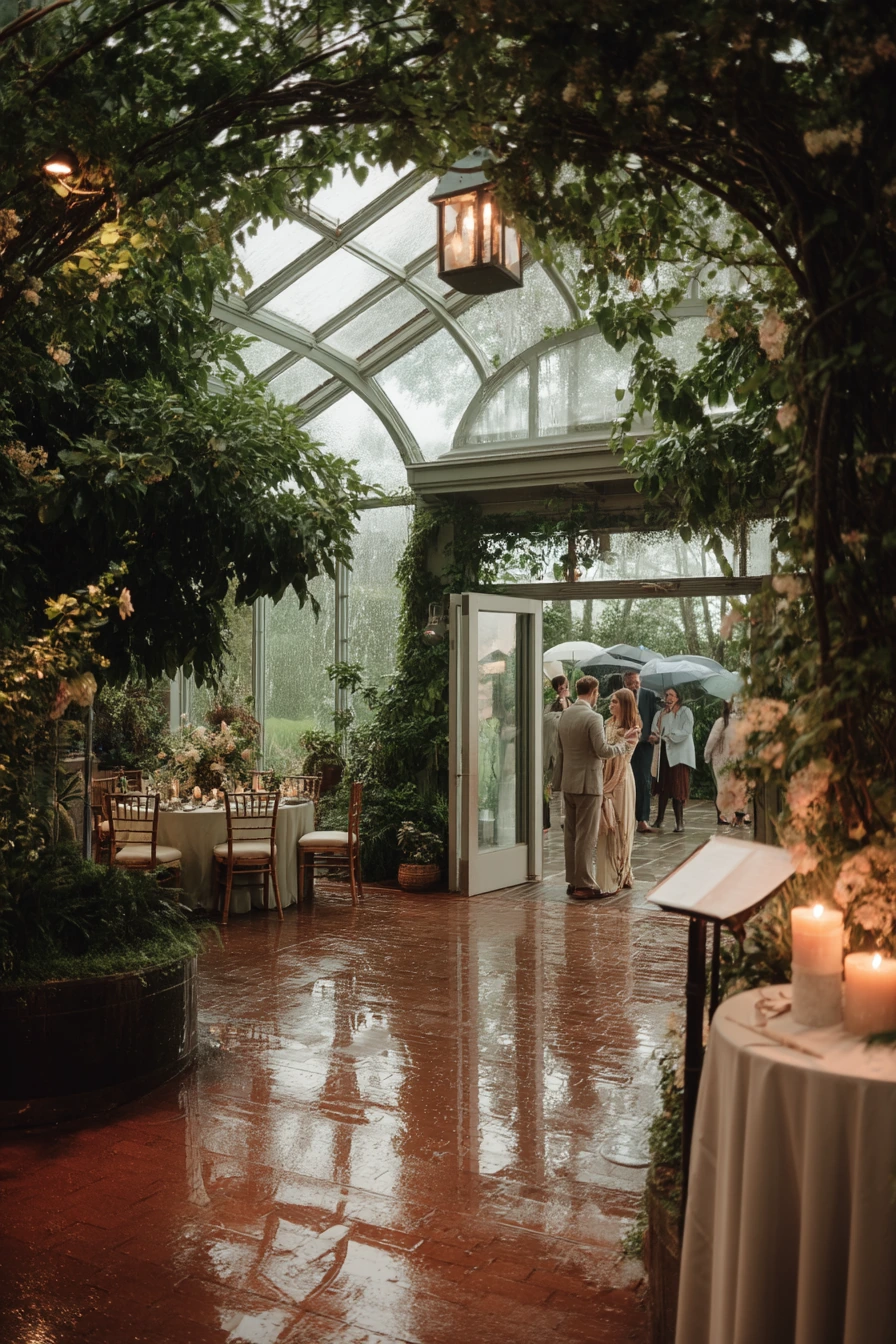 Rain Plan Conservatory Vows