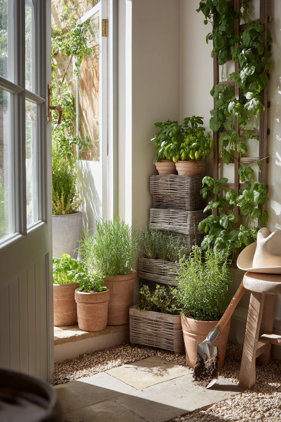 Renter-Friendly Herb Corner