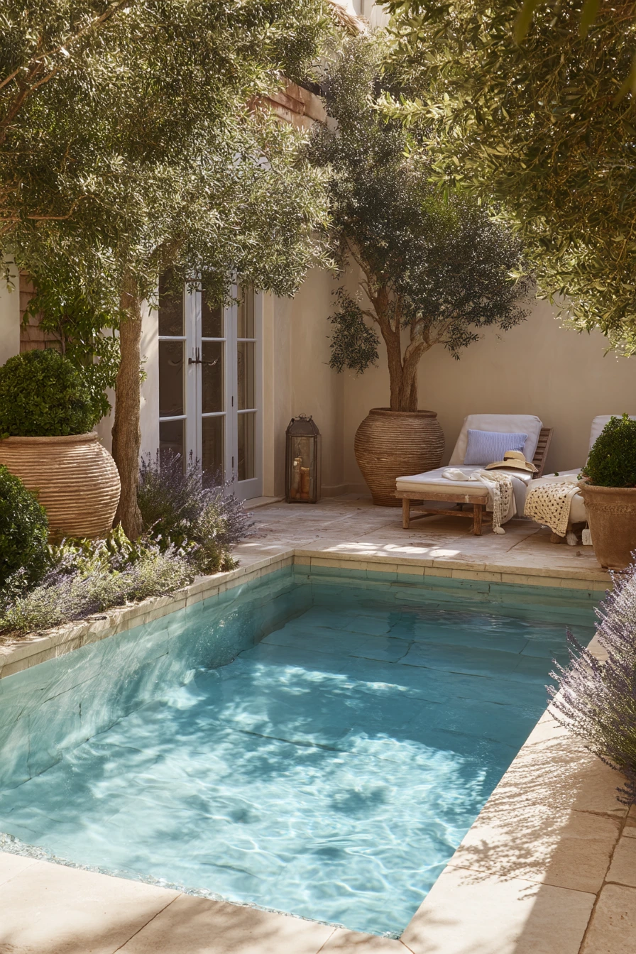 Poolside Courtyard Calm