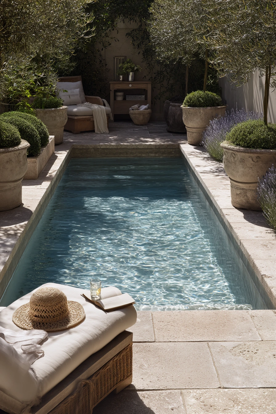 Poolside Courtyard Calm